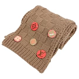 Louis Vuitton-Louis Vuitton Constance Echarpe Scarf-Pink,Beige