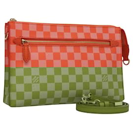 Louis Vuitton-LOUIS VUITTON Damier Color Module Clutch Bag 2way Pimon N41312 LV Auth 98264-Other