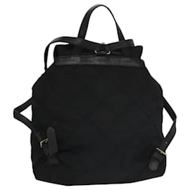 Prada-PRADA Backpack Nylon Black Auth 104486-Black