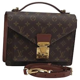 Louis Vuitton-LOUIS VUITTON Monogram Monceau 26 Shoulder Bag M51187 LV Auth 115195-Monogram