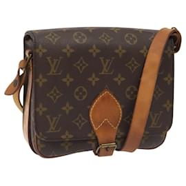 Louis Vuitton-LOUIS VUITTON Monogram Cartouchiere MM Shoulder Bag M51253 LV Auth SW051-Monogram
