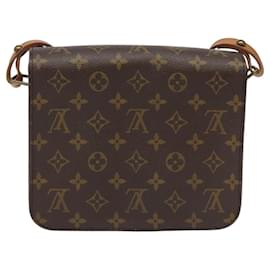 Louis Vuitton-LOUIS VUITTON Monogram Cartouchiere MM Shoulder Bag M51253 LV Auth SW051-Monogram