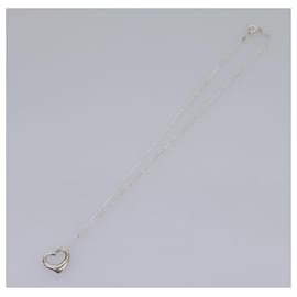 Autre Marque-TIFFANY&Co. Open Heart Necklace Ag925 Silver Auth am7763-Silvery