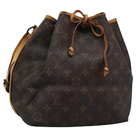Louis Vuitton-LOUIS VUITTON Monogram Petit Noe Shoulder Bag M42226 LV Auth 115583-Monogram