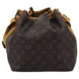 Louis Vuitton-LOUIS VUITTON Monogram Petit Noe Shoulder Bag M42226 LV Auth 115583-Monogram