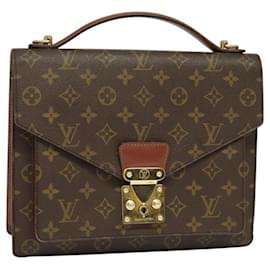 Louis Vuitton-LOUIS VUITTON Monogram Monceau 28 Hand Bag M51185 LV Auth 115883-Monogram