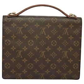 Louis Vuitton-LOUIS VUITTON Monogram Monceau 28 Hand Bag M51185 LV Auth 115883-Monogram