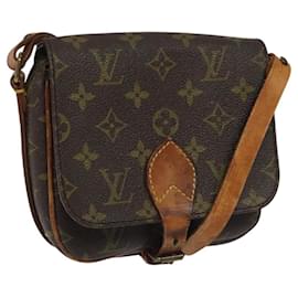 Louis Vuitton-LOUIS VUITTON Monogram Cartouchiere PM Shoulder Bag M51254 LV Auth BA029-Monogram