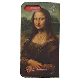 Louis Vuitton-LOUIS VUITTON Da Vinci Masters Collection iphone 7+ M54649 LV Auth 114501-Monogram