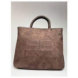 Bolsa de camurça vintage Balenciaga marrom Marrom