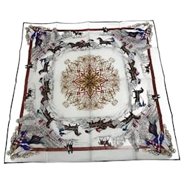 Céline-CELINE Scarves T.  Silk-White