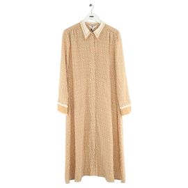 Lk Bennett Vestido de seda bege Bege