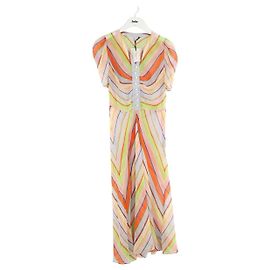 Lk Bennett Multicolored Silk Dress Multiple colors