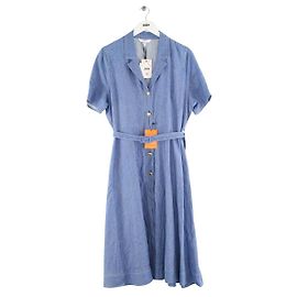 Lk Bennett Vestido de algodão azul Azul