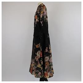 Zimmermann-ZIMMERMANN Trousers T.FR 1 Silk-Black
