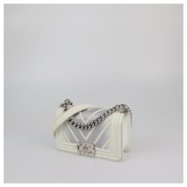 Chanel-CHANEL Handbags T.  Leather-Silvery