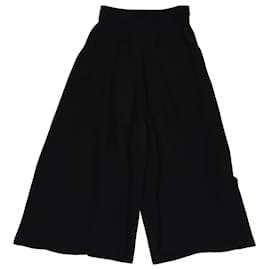 Dior-DIOR Trousers T.FR 42 Silk-Black