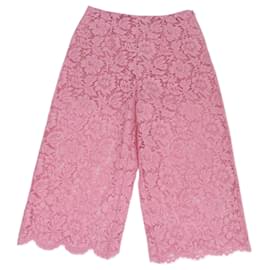 Valentino Garavani-VALENTINO GARAVANI Trousers T.FR 42 Cotton-Pink