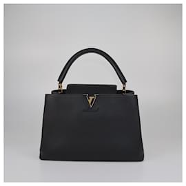 Louis Vuitton-LOUIS VUITTON Handbags T.  Leather-Black