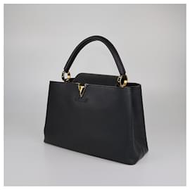 Louis Vuitton-LOUIS VUITTON Handbags T.  Leather-Black