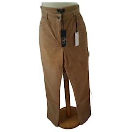 CAROLL-Pants, leggings-Camel