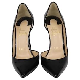 Christian Louboutin-CHRISTIAN LOUBOUTIN Heels T.EU 37 Leather-Black