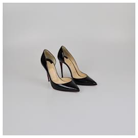 Christian Louboutin-CHRISTIAN LOUBOUTIN Talons T.EU 37 Cuir-Noir