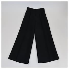 Dior-DIOR Trousers T.FR 42 Silk-Black