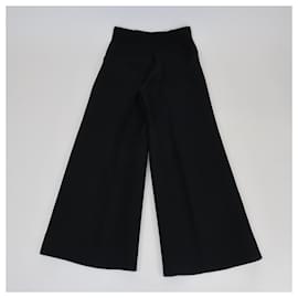 Dior-DIOR Trousers T.FR 42 Silk-Black