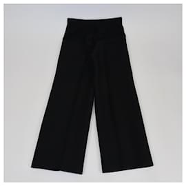 Dior-DIOR Trousers T.FR 42 Silk-Black