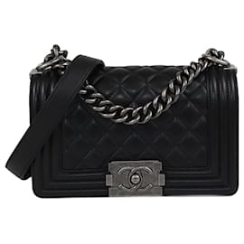 Chanel-CHANEL Handbags T.  Leather-Black
