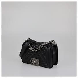 Chanel-CHANEL Handbags T.  Leather-Black