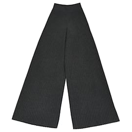 Autre Marque-NON SIGNE / UNSIGNED Trousers T.FR 40 Silk-Grey