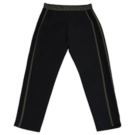 Versace-VERSACE Trousers T.FR 4 Cotton-Black