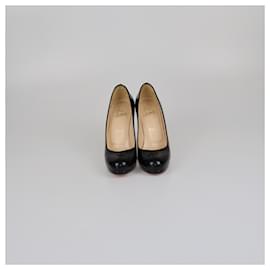 Christian Louboutin-CHRISTIAN LOUBOUTIN Talons T.EU 36 Cuir-Noir