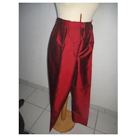 Autre Marque-Pants, leggings-Dark red