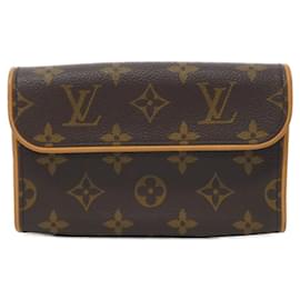Louis Vuitton-Louis Vuitton Monogram Pochette Florentine XS Waist Bag-Brown,Monogram