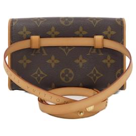 Louis Vuitton-Louis Vuitton Monogram Pochette Florentine XS Waist Bag-Brown,Monogram