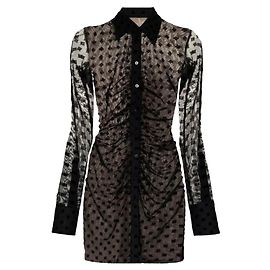 Autre Marque Robe MISBHV noire en viscose Taille S Noir