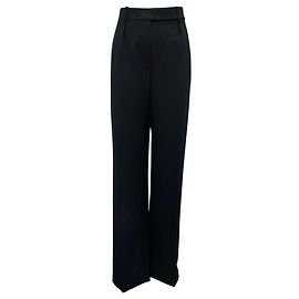 Pantalon en crêpe noir Alexandre Vauthier Noir