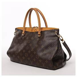 Louis Vuitton-Louis Vuitton Monogram Pallas MM 2Way Handbag in Camel M40929-Brown
