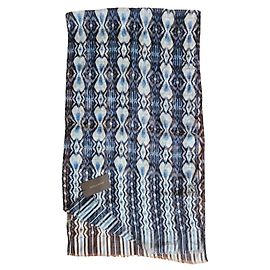 Sciarpa Bottega Veneta in cotone blu Blu