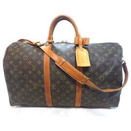Louis Vuitton-Keepall 50 shoulder bag monogram - VI872-Brown