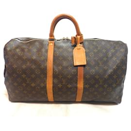Louis Vuitton-Keepall 55 Monogram - MI884-Brown