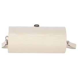 Autre Marque-Hunting Season Top Handle Crossbody Bag in White Leather-White,Cream