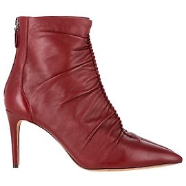 Alexandre Birman Susanna Ankle Boots in Red Leather Red