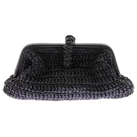 Autre Marque-SERENA UZIYEL Clutch bags T.  Wicker-Black