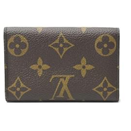 Louis Vuitton-Louis Vuitton Key Case Multicles 6 Monogram M60701-Fuschia
