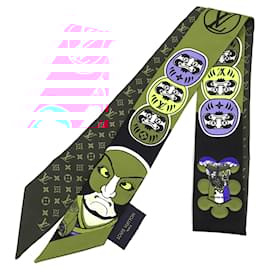 Louis Vuitton-Louis Vuitton Silk Bando BB Scarf MP1942-Other