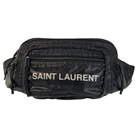 Yves Saint Laurent-Saint Laurent Nylon Waist Bag-Black